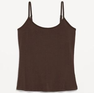 Old Navy Size Small First-Layer Brown Cami Tank Top With Adjustable Straps